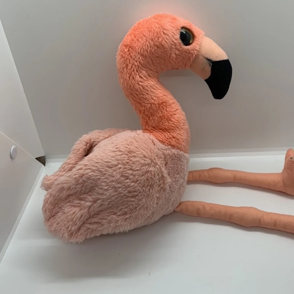 Nature Planet Flamingo Plush Pink Bird Stuffed Animal 15 Inches - Picture 4 of 12